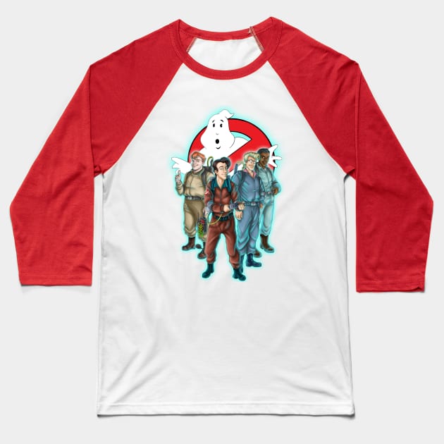 Ghostbusters Baseball T-Shirt by ekkimu